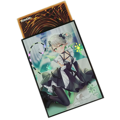 হট সেলিং Yugioh ট্রেডিং কার্ড হাতা 62x89mm আর্ট প্রিন্টেড অ্যানিমে কার্ড হাতা MTG কাস্টম প্লাস্টিক কার্ড হাতা