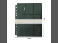 এমটিজি টিসিজি ১৮ পকেট কার্ড পেজ টপ লোডিং ব্ল্যাক ট্রেডিং কার্ড বাইন্ডার পেজ